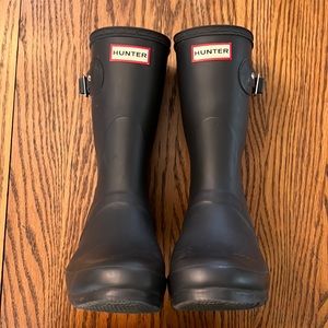 Matte Grey Hunter Boots